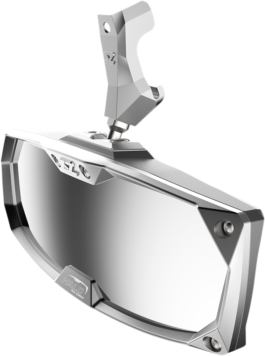 SEIZMIK Halo R Rear View Mirror with Cast Aluminum Bezel - Can Am Defender - Mirror / Halo R / Rear View / Rectangle / Silver / Can Am Defender 0640-1406