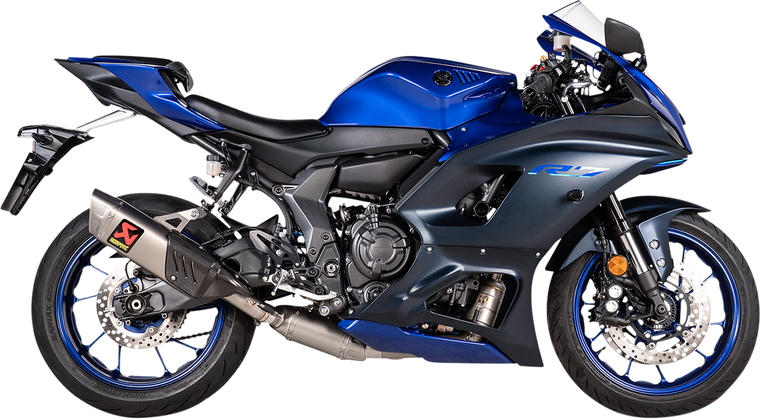 AKRAPOVIC Racing Line Exhaust System - Titanium S-Y7R11-HAPT - Yamaha R7 2021-2025