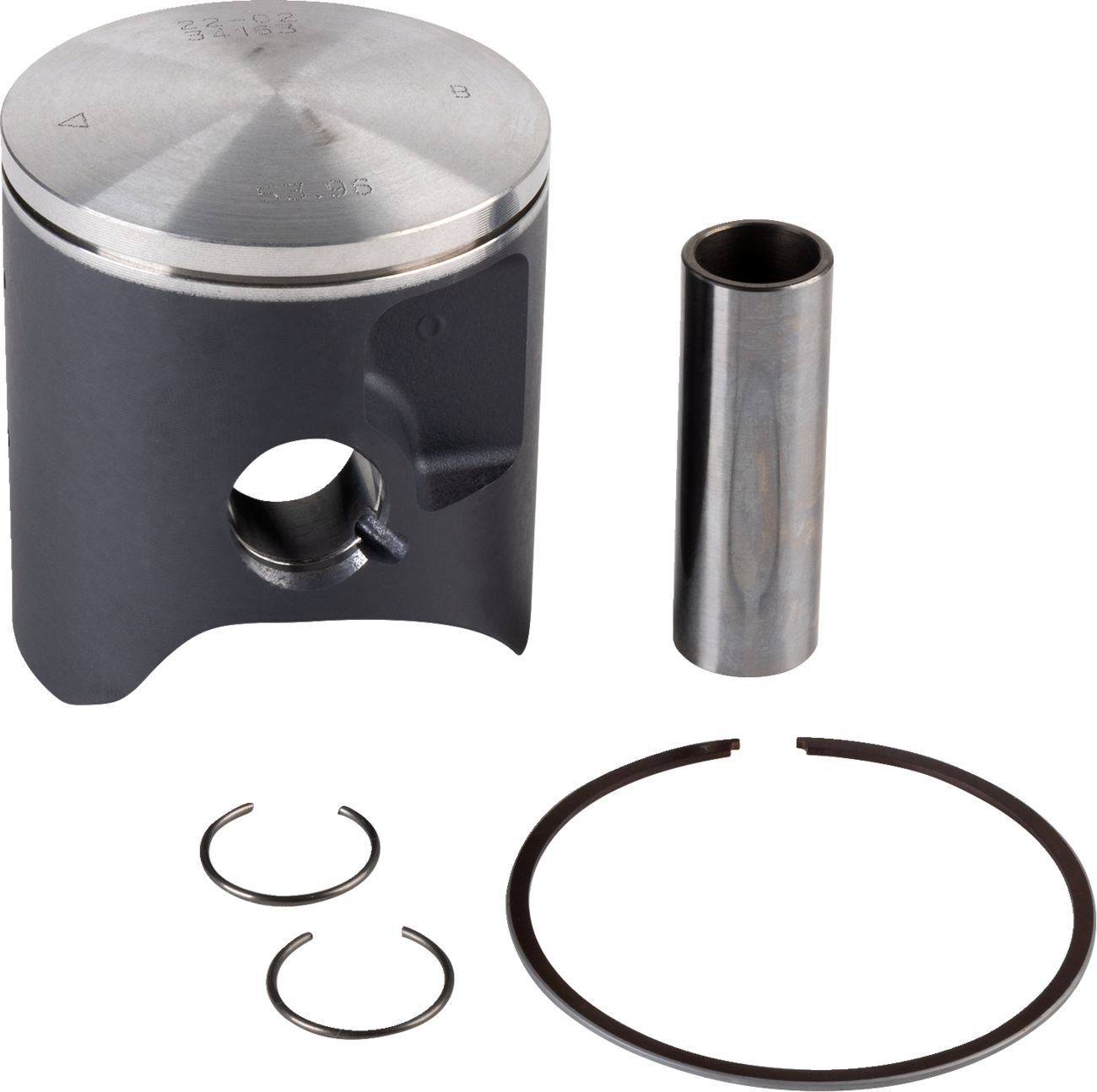 VERTEX Piston Kit Cast Replica for 2 Stroke - Piston Kit / 53.96 mm / Kawasaki KX125 0910-1056