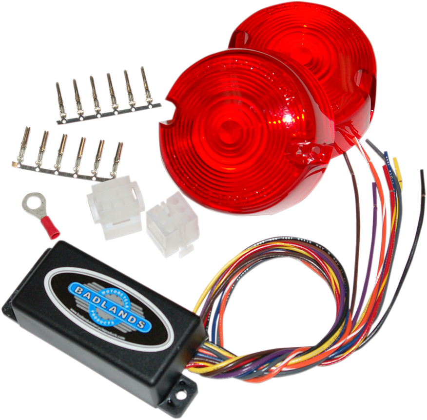 BADLANDS Plug-In Illuminator with Red Lenses - 6 Pin 2050-0020