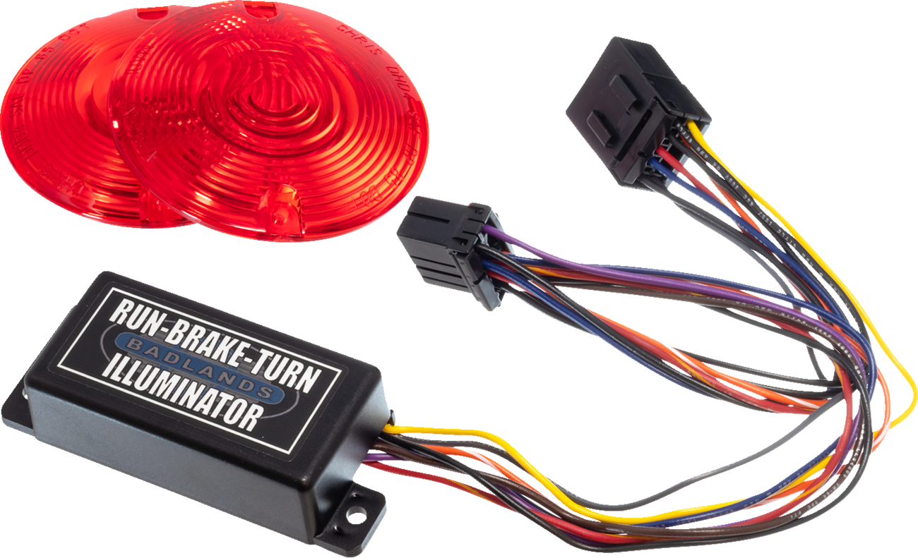 BADLANDS Plug-In Illuminator with Red Lenses - 8 Pin 2050-0021