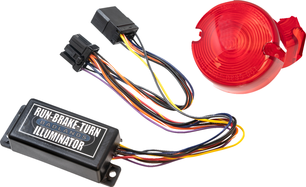 BADLANDS Plug-In Illuminator with Red Lenses - 8 Pin 2050-0022