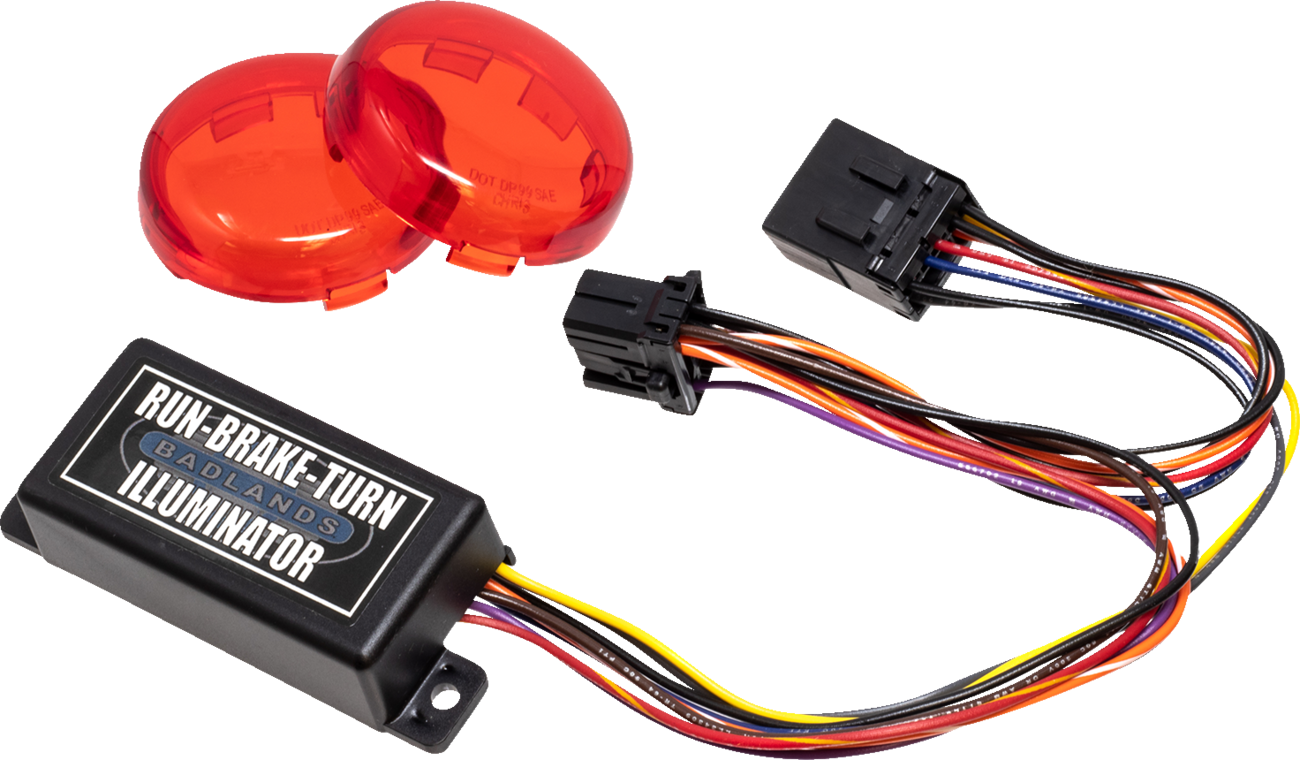 BADLANDS Plug-In Illuminator with Red Lenses - 8 Pin 2050-0023
