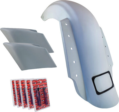 BAGGERNATION Swoop Fender Kit - KIT-3PC-DO-STR-B