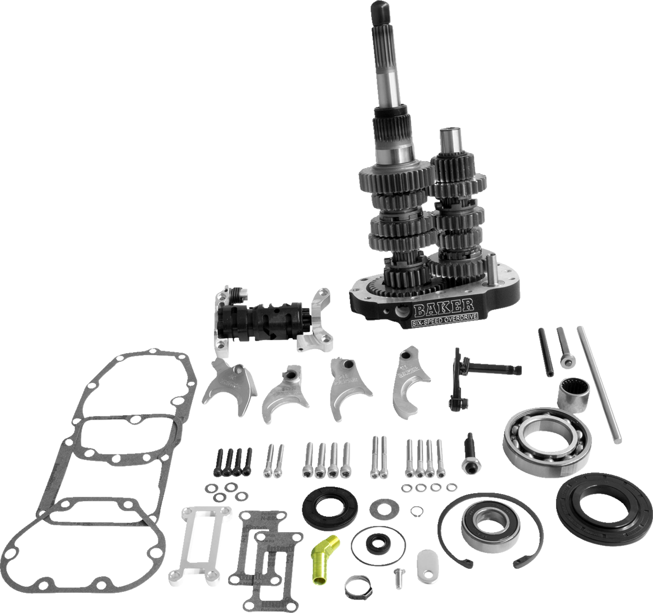 BAKER DRIVETRAIN Gear Set - Overdrive/6-Speed / Black / '02-'06 Touring 1103-0060
