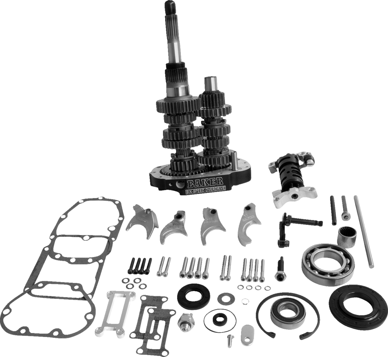 BAKER DRIVETRAIN Gear Set - Overdrive/6-Speed / Black 1103-0062