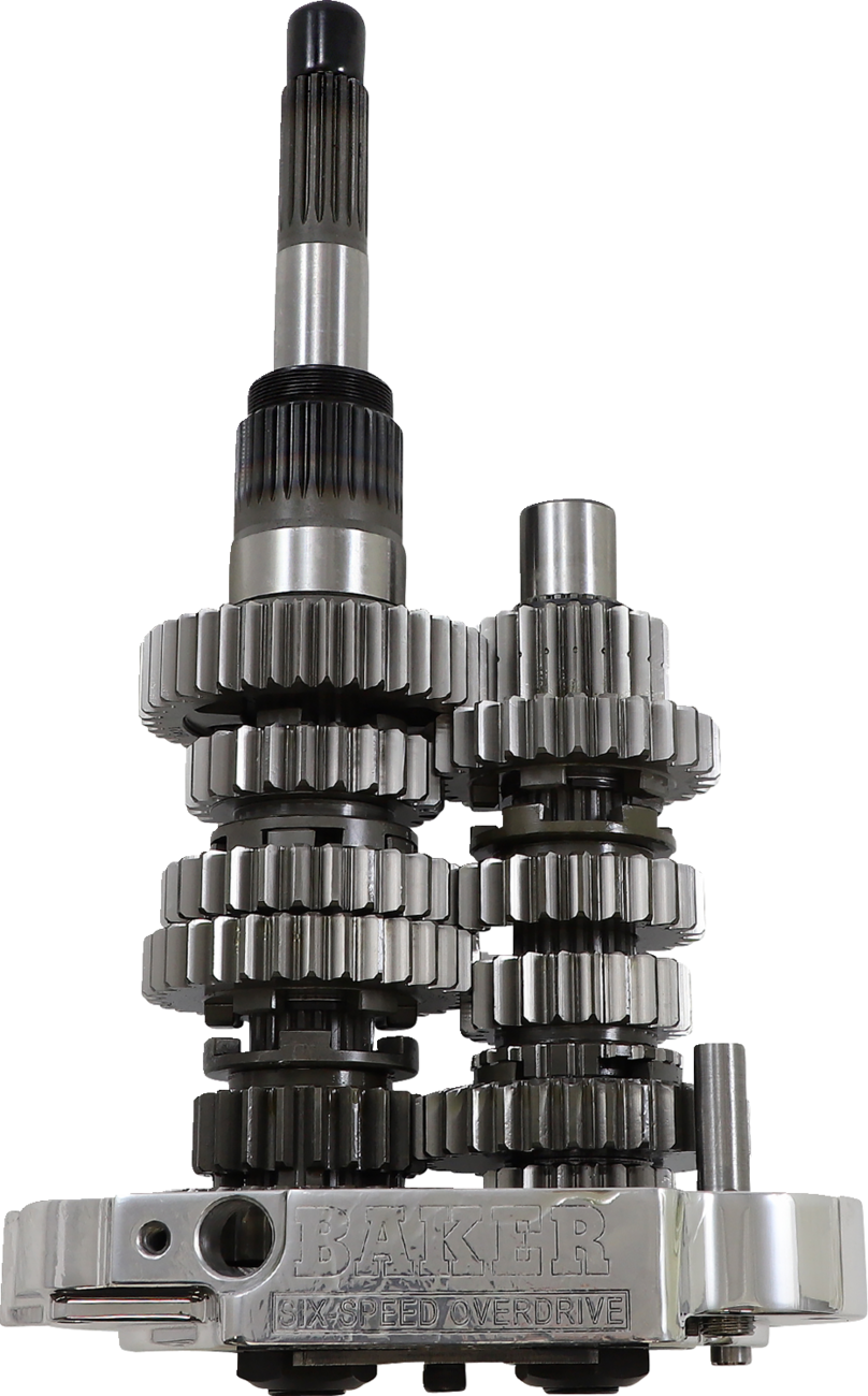 BAKER DRIVETRAIN Gear Set - Overdrive/6-Speed / Polished / '02-'06 Touring 1103-0040
