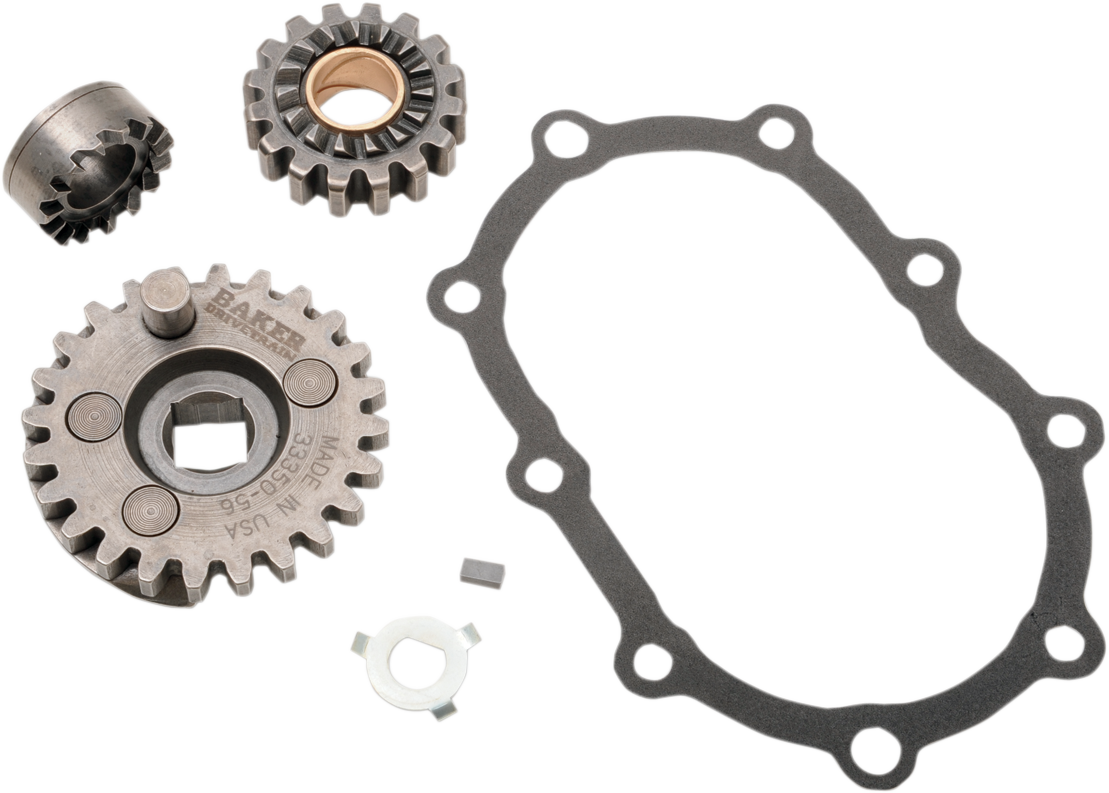 BAKER DRIVETRAIN Kicker Gear Set - Classic/4-Speed / '36-'86 Big Twin 1112-0018
