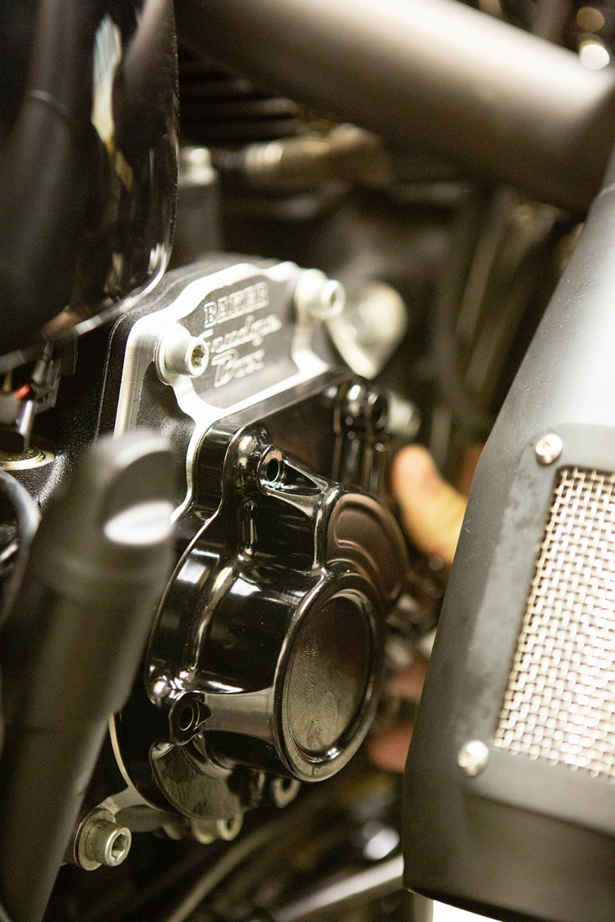 BAKER DRIVETRAIN Transmission Side Cover Assembly - Function-Formed™/Cable Type / Gloss Black 1107-0730
