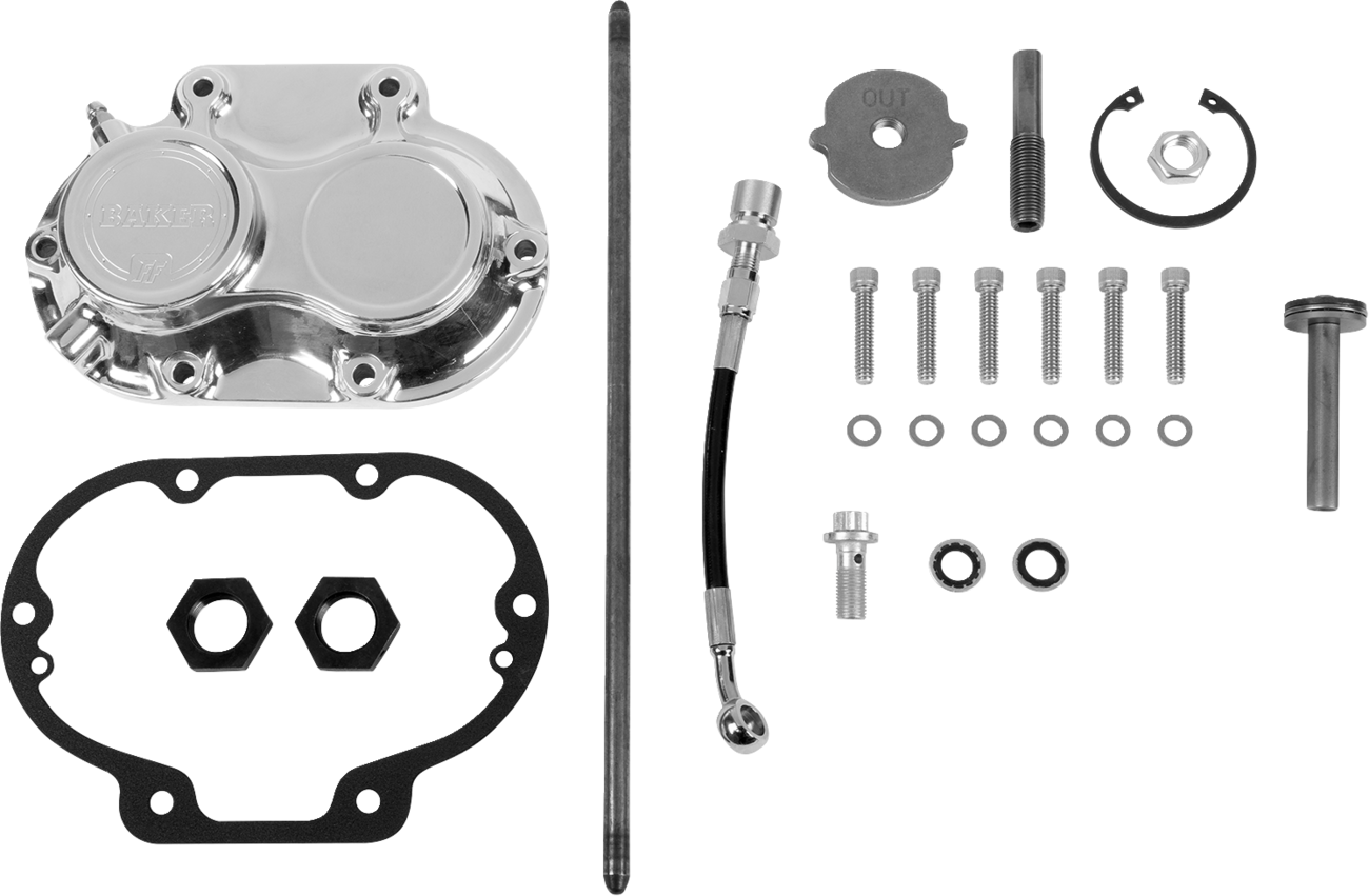 BAKER DRIVETRAIN Transmission Side Cover Assembly - Function-Formed™ / Polished 1107-0687