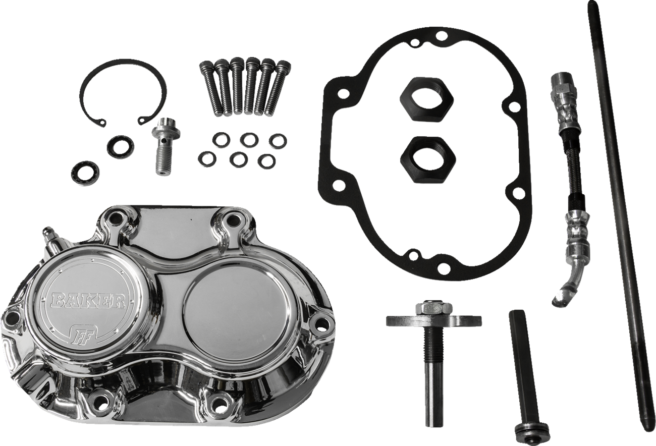 BAKER DRIVETRAIN Transmission Side Cover Assembly - Function-Formed™ / Polished / M8 1107-0727