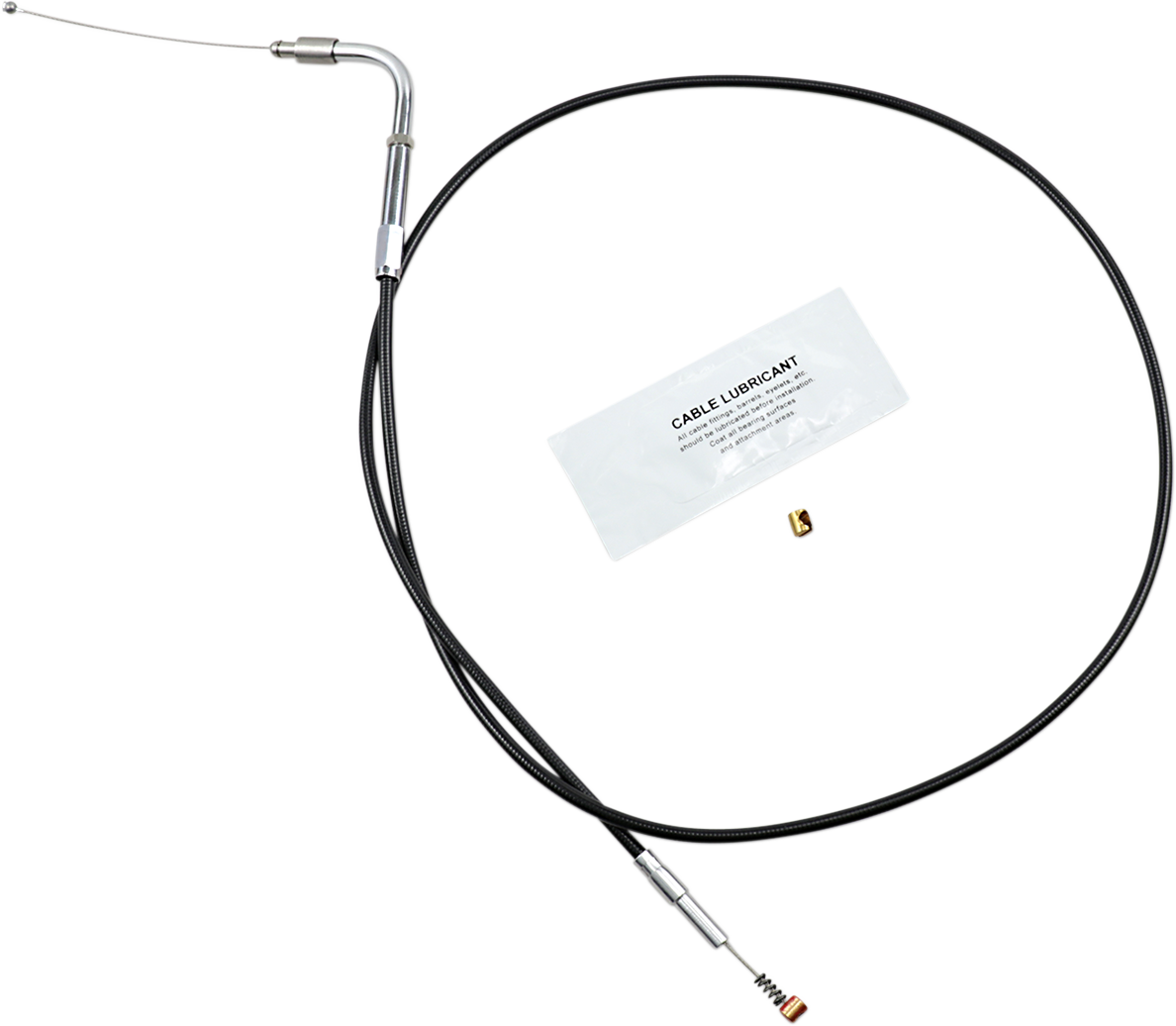 BARNETT Black Vinyl Idle Cable - +6" Size / 37" Length 0651-0500