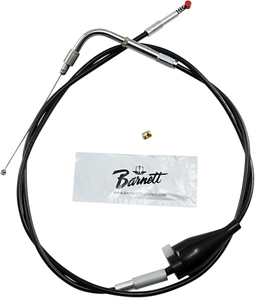 BARNETT Black Vinyl Idle Cable - Cruise / +6" Size / 31" Length DS-223478