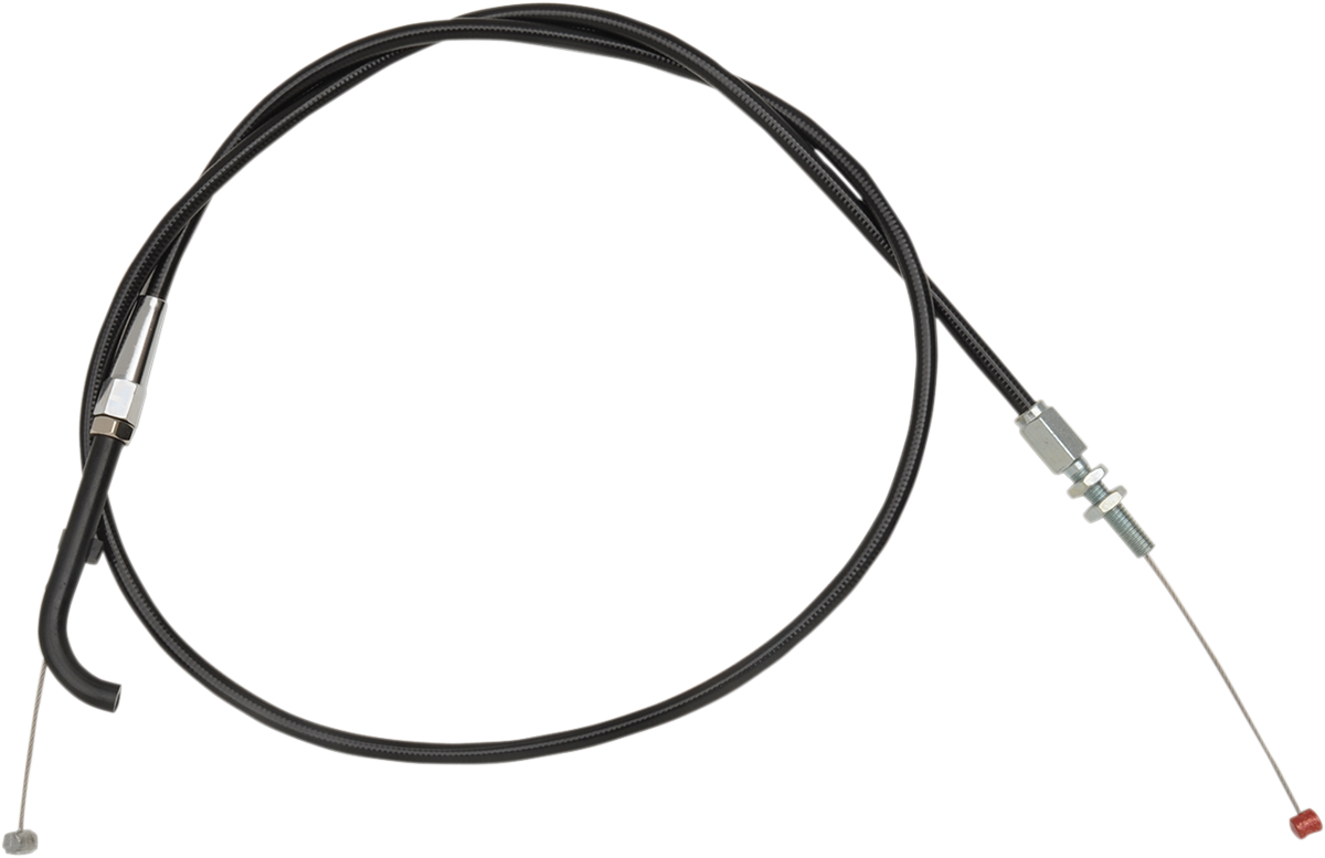 BARNETT Black Vinyl Idle Cable for Victory - +6" / '08-'16 0651-0808