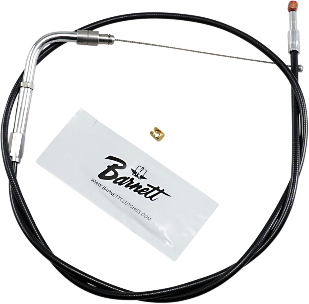 BARNETT Black Vinyl Throttle Cable - +3" Size / 34" Length DS-223591