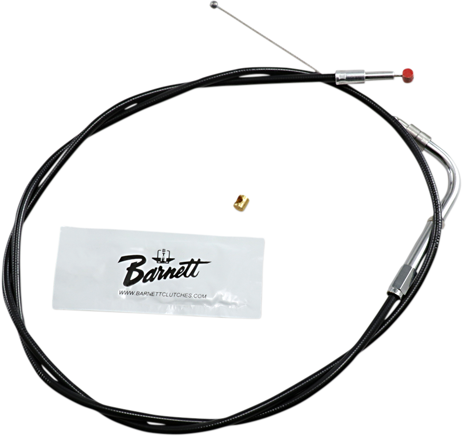 BARNETT Black Vinyl Throttle Cable - +3" Size / 42" Length DS-223539