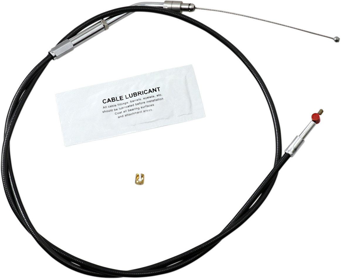 BARNETT Black Vinyl Throttle Cable - +6" Size / 37-1/2" Length 0650-0843