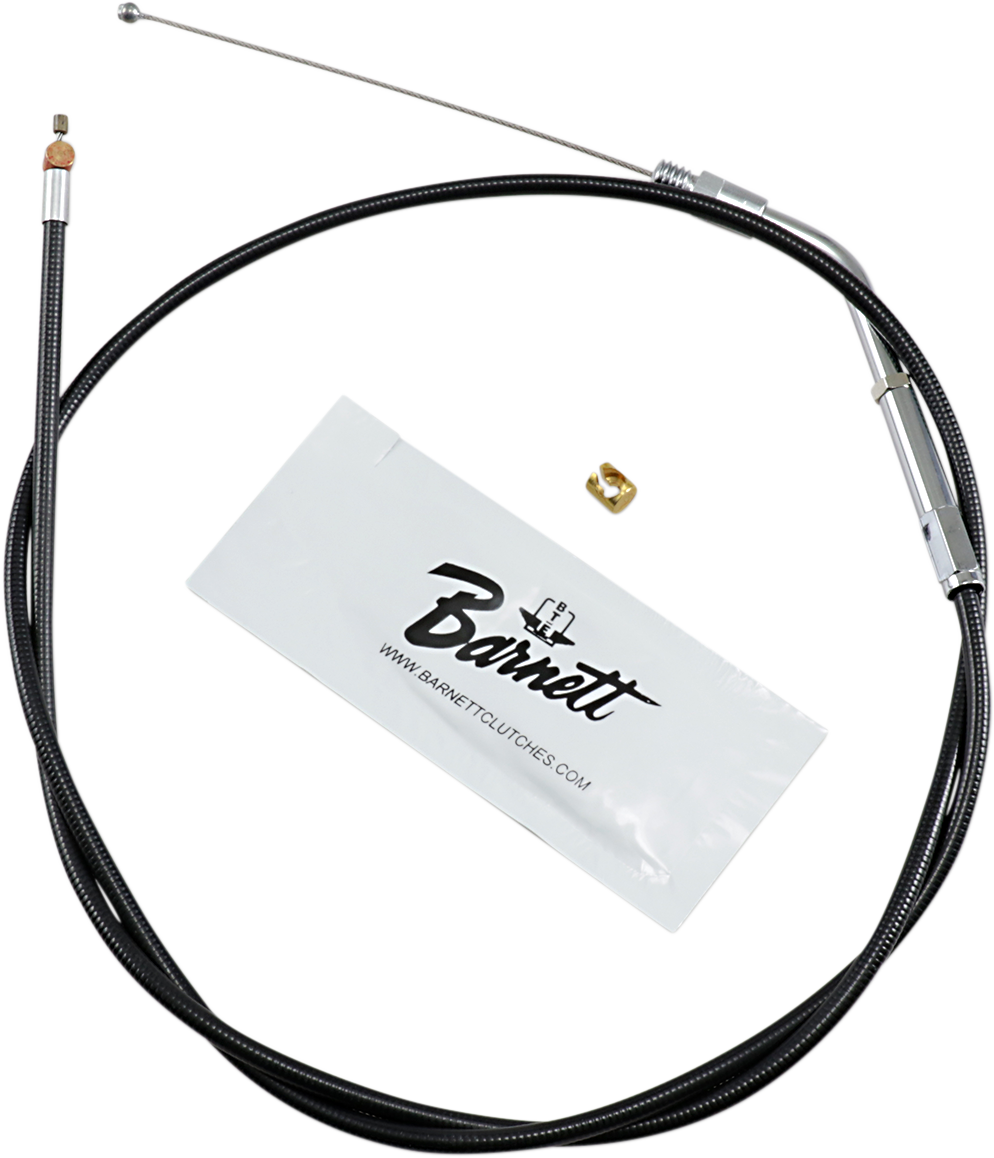 BARNETT Black Vinyl Throttle Cable - +6" Size / 38" Length DS-223873