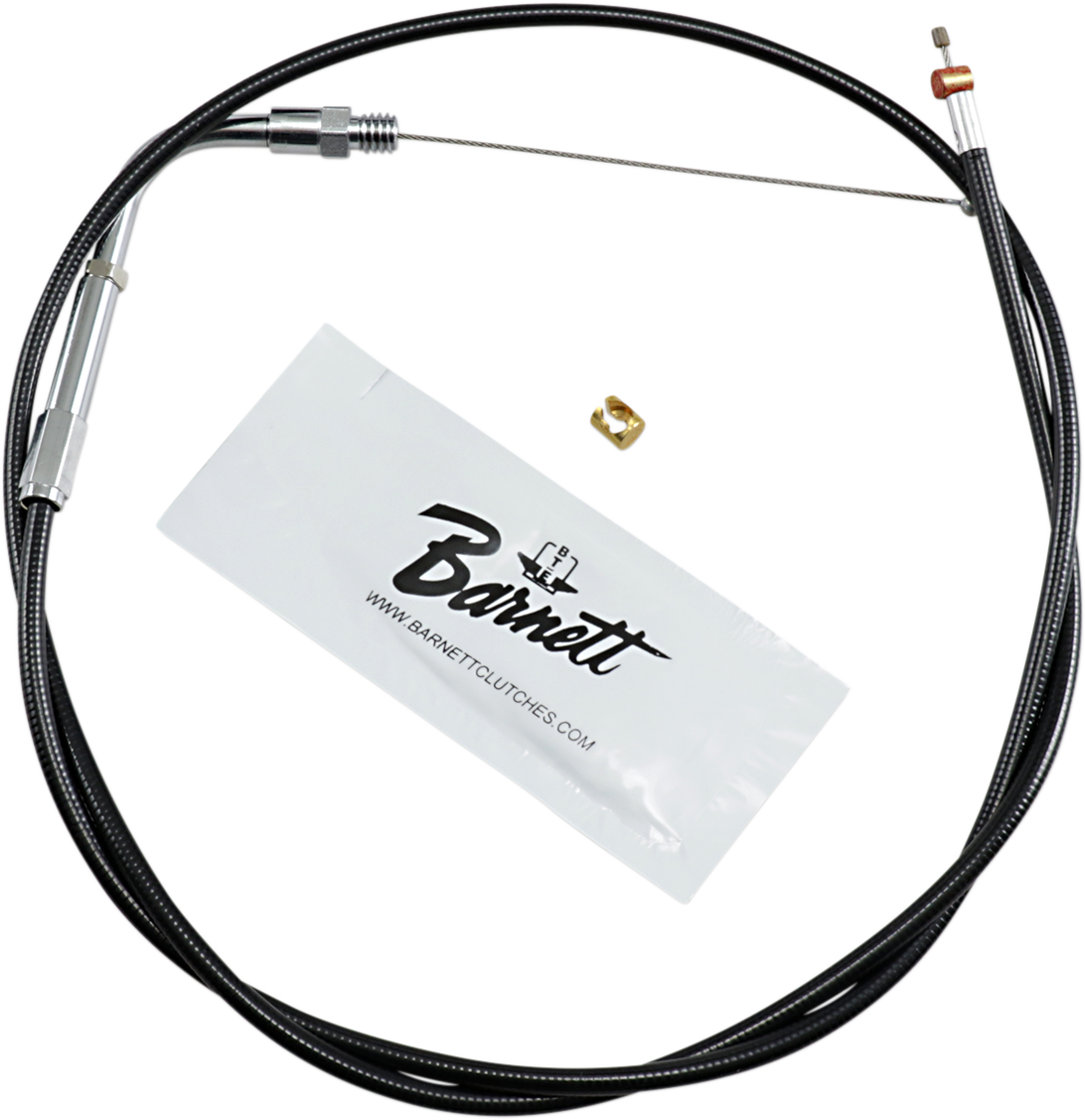 BARNETT Black Vinyl Throttle Cable - +6" Size / 38" Length DS-223888