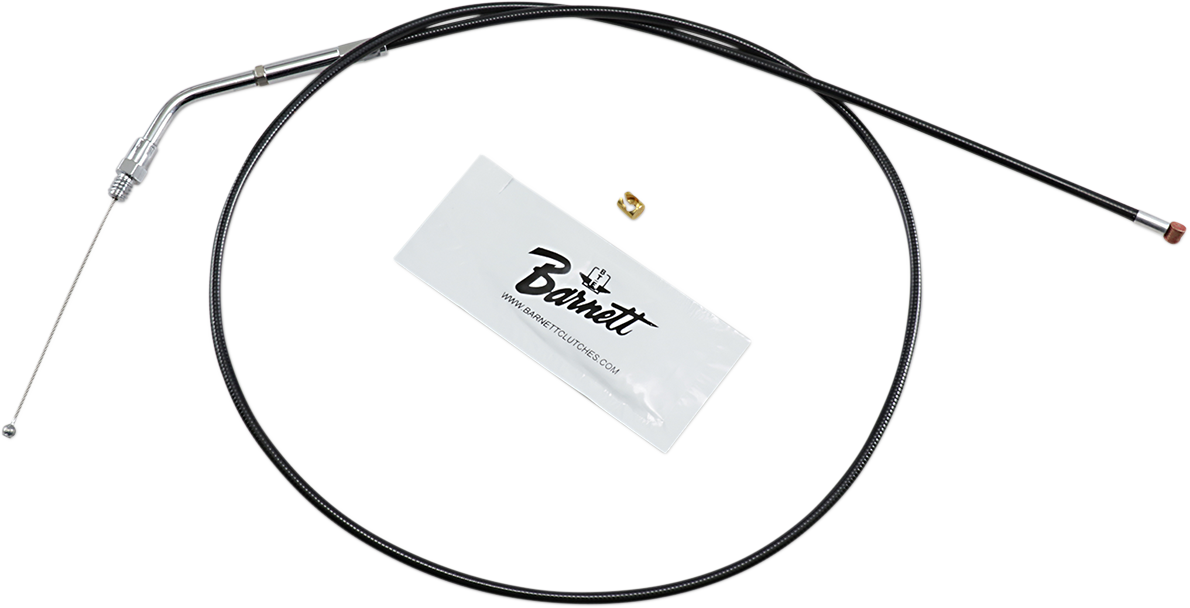 BARNETT Black Vinyl Throttle Cable - +6" Size / 39" Length DS-223869