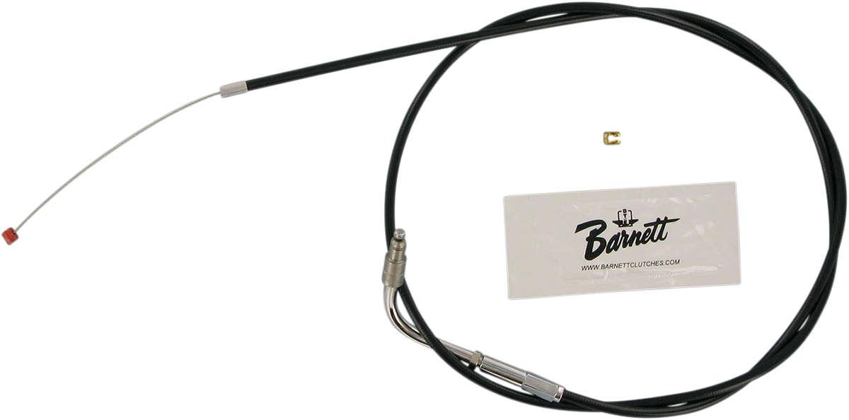 BARNETT Black Vinyl Throttle Cable - +6" Size / 41" Length DS-223900