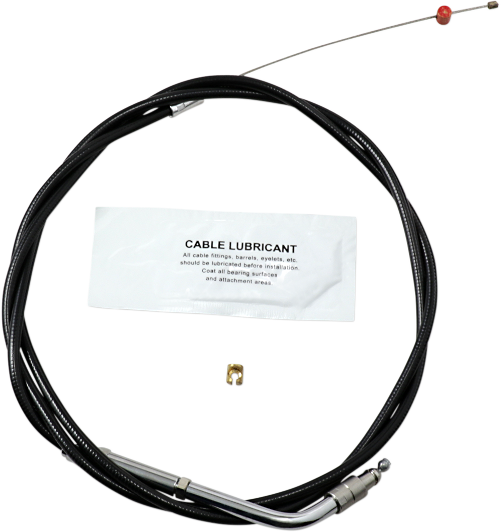 BARNETT Black Vinyl Throttle Cable - +6" Size / 45-1/2" Length 0650-0840