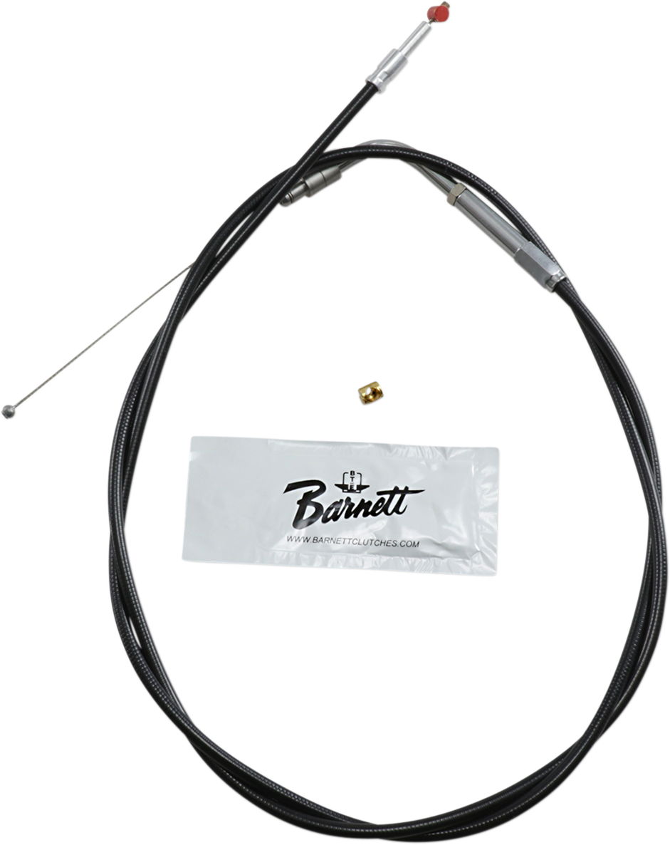 BARNETT Black Vinyl Throttle Cable - +6" Size / 45" Length DS-223540