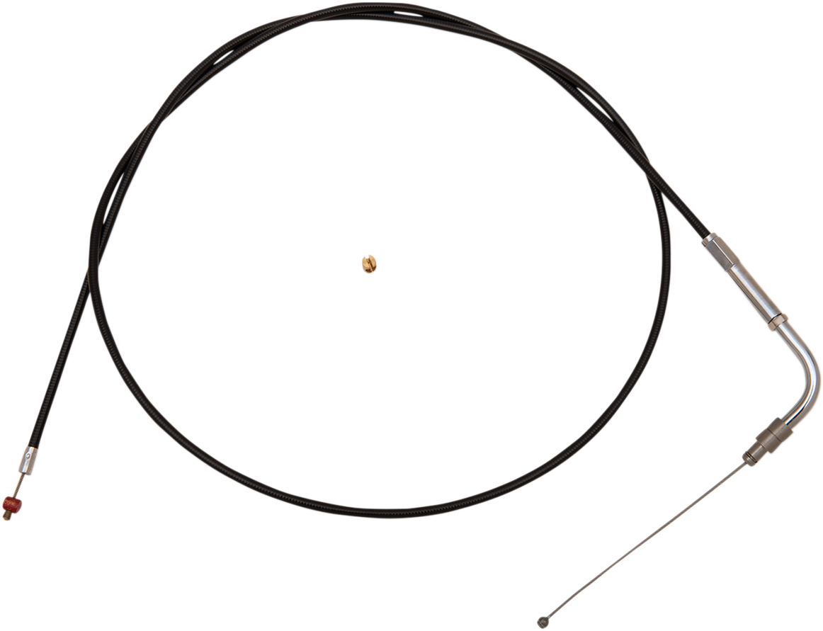 BARNETT Black Vinyl Throttle Cable - +6" Size / 46" Length DS-223579