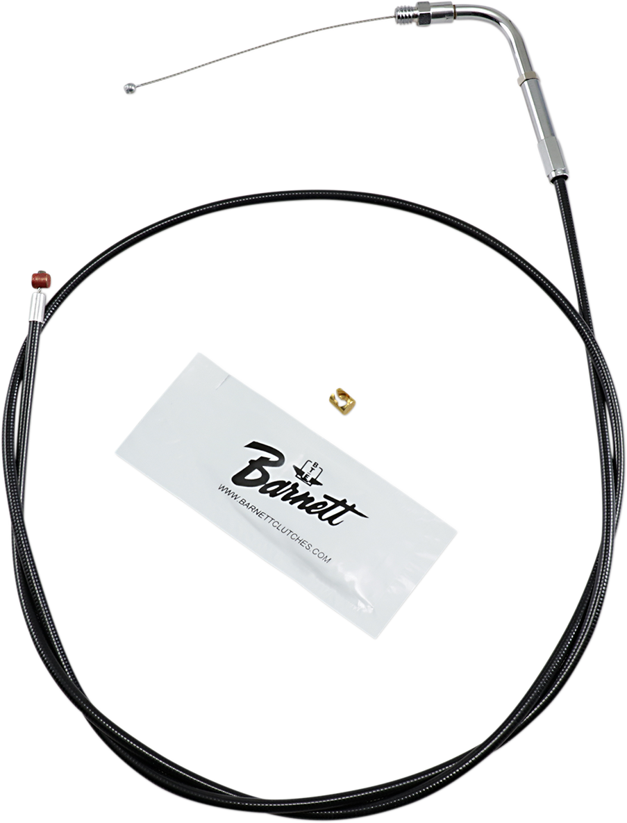 BARNETT Black Vinyl Throttle Cable - +6" Size / 48" Length DS-223877