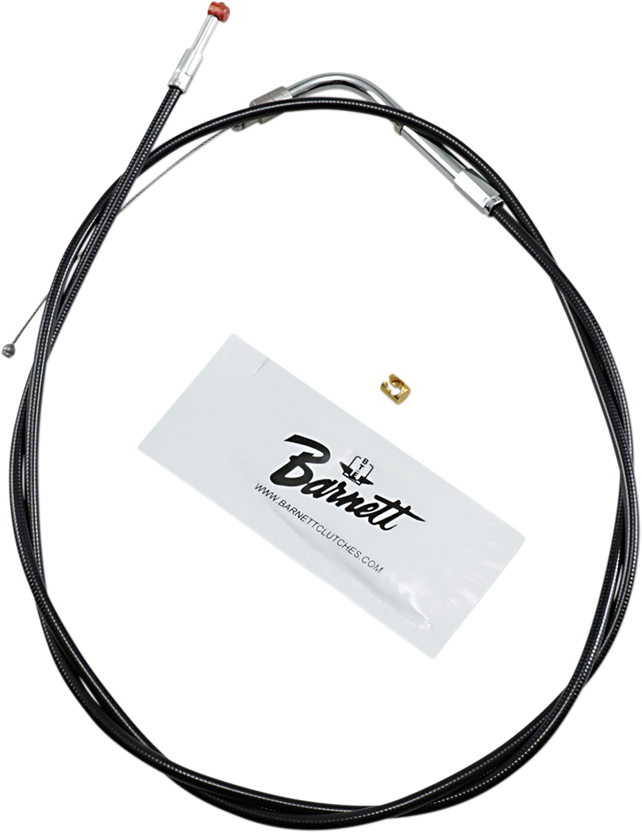 BARNETT Black Vinyl Throttle Cable - +6" Size / 48" Length DS-223880