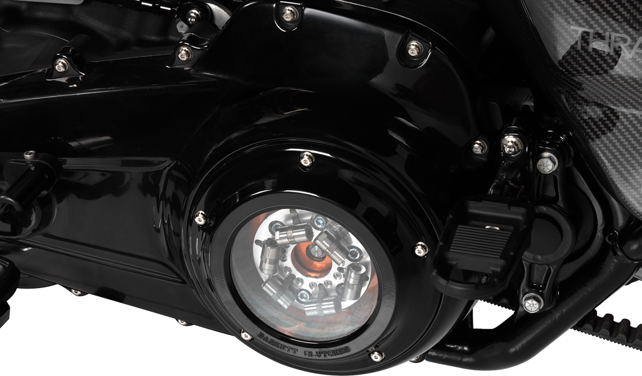 BARNETT Derby Cover - Scorpion Series / Black/Anodized / 5 Hole 1107-0541