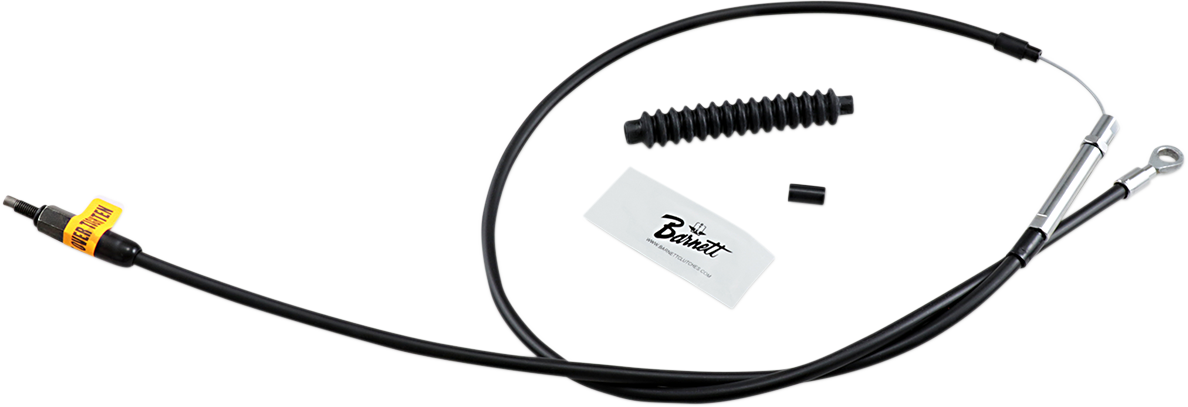 BARNETT High-Efficiency Black Vinyl Clutch Cable - +6" Size 0652-0472