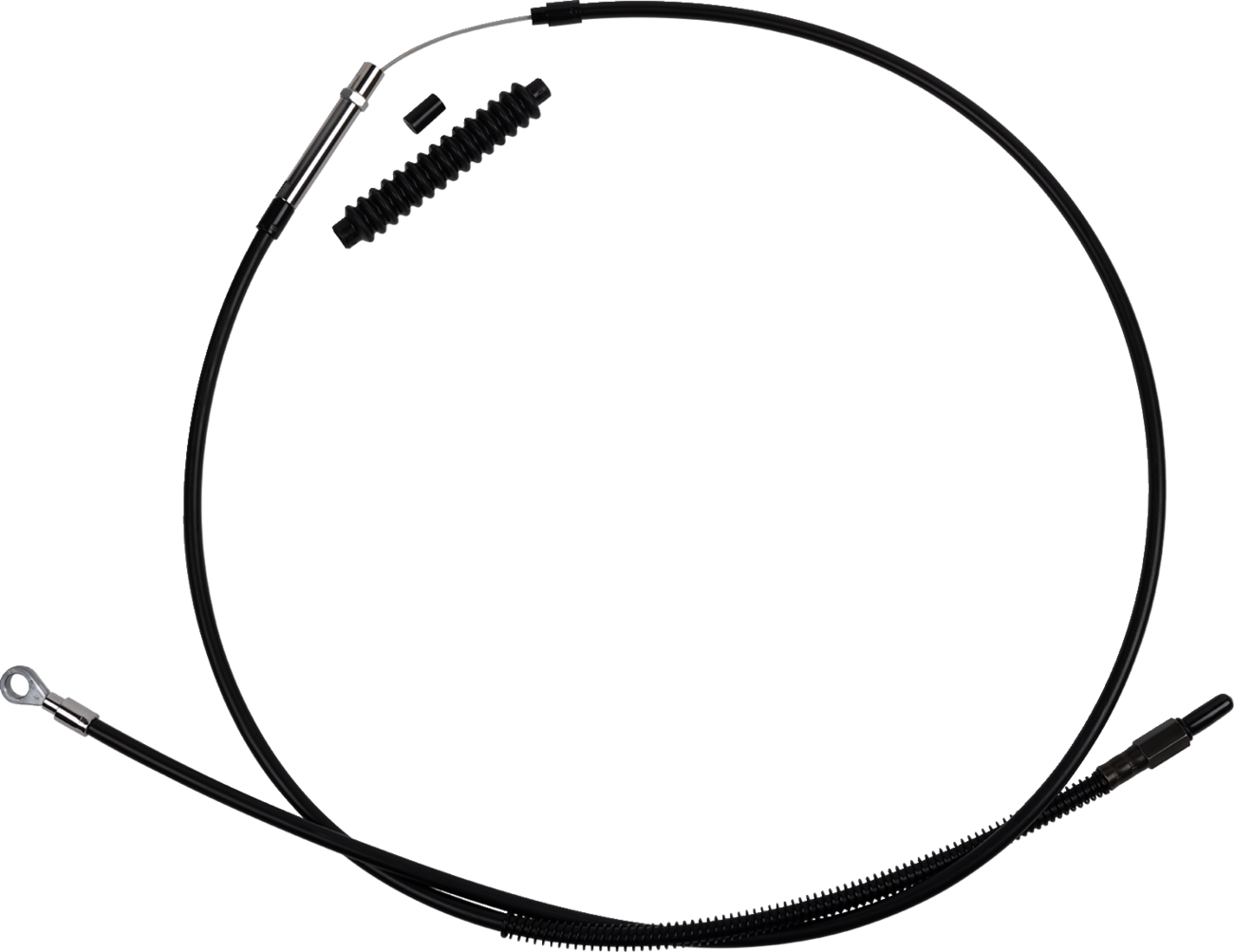 BARNETT High-Efficiency Black Vinyl Clutch Cable - +8" Size 0652-3006