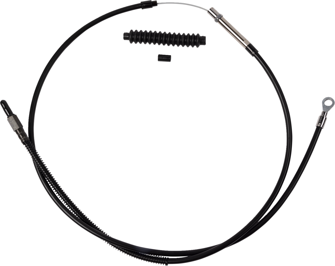 BARNETT High-Efficiency Black Vinyl Clutch Cable - +8" Size 0652-3070