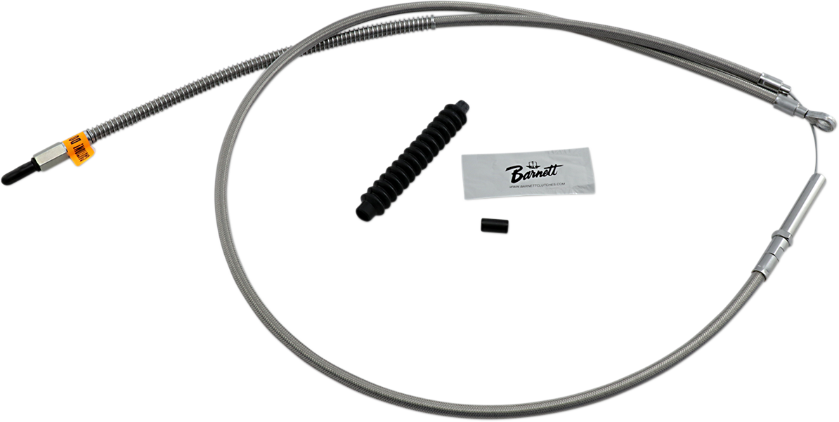 BARNETT High-Efficiency Stainless Steel Clutch Cable for Harley-Davidson - +10" / '08-'16 Touring/Trike 0652-1550