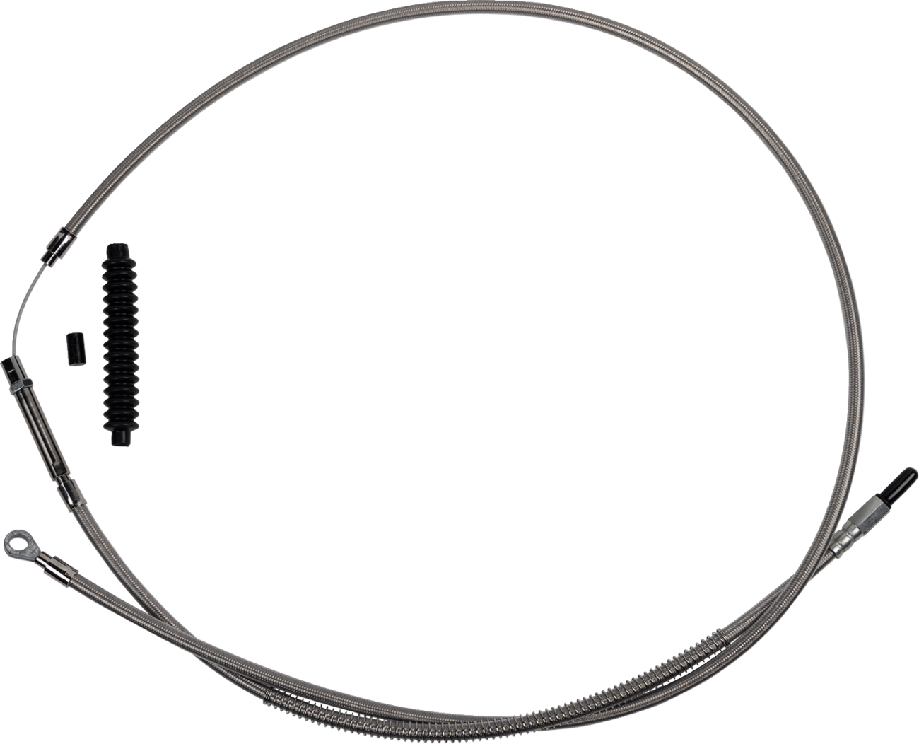 BARNETT High-Efficiency Stainless Steel Clutch Cable for Harley-Davidson - +10" / '21-'24 FL 0652-2999