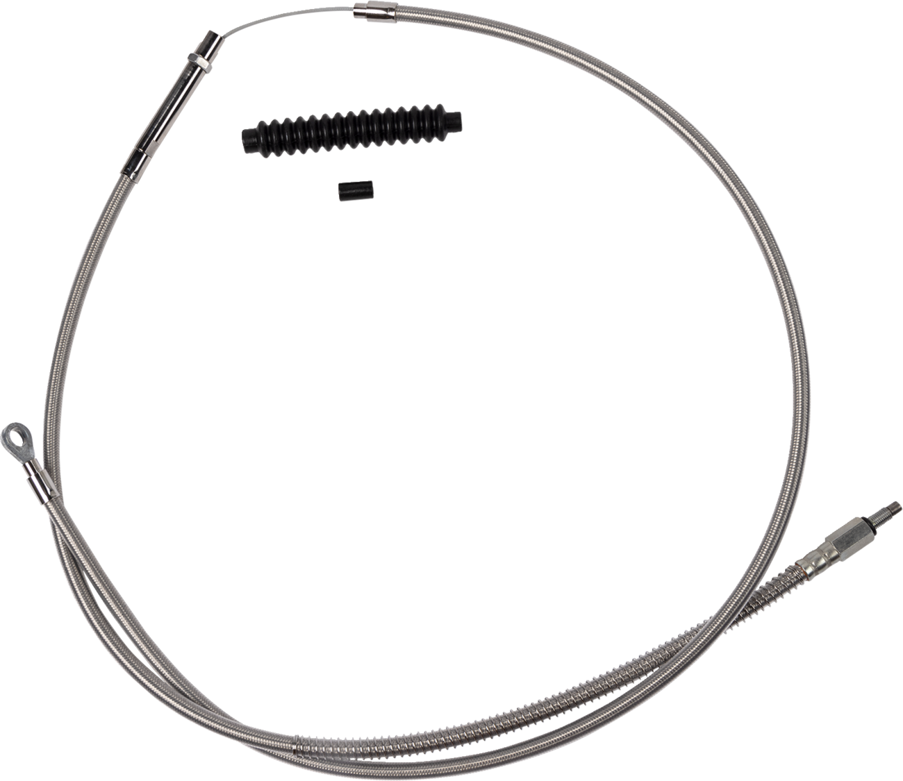 BARNETT High-Efficiency Stainless Steel Clutch Cable for Harley-Davidson - +6" / '18-'23 Softail 0652-3099