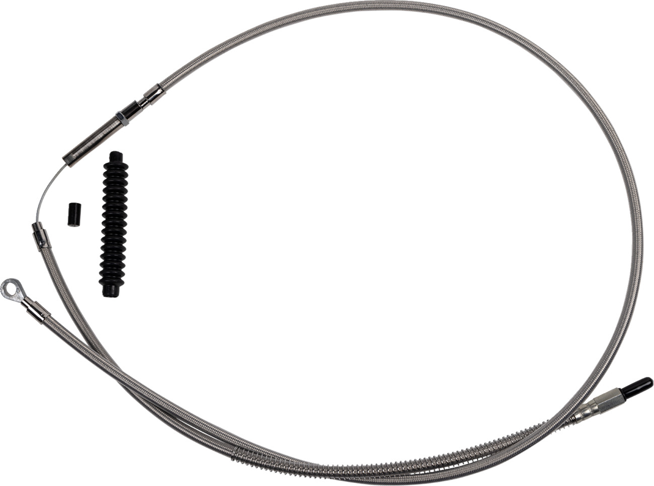 BARNETT High-Efficiency Stainless Steel Clutch Cable for Harley-Davidson - +6" / '21-'24 FL 0652-2997
