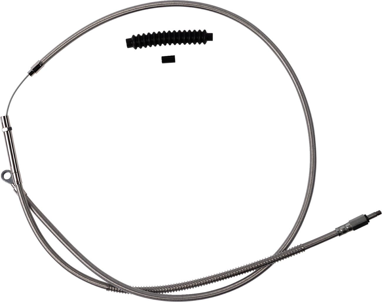 BARNETT High-Efficiency Stainless Steel Clutch Cable for Harley-Davidson - +6" / '21-'24 FL 0652-3090