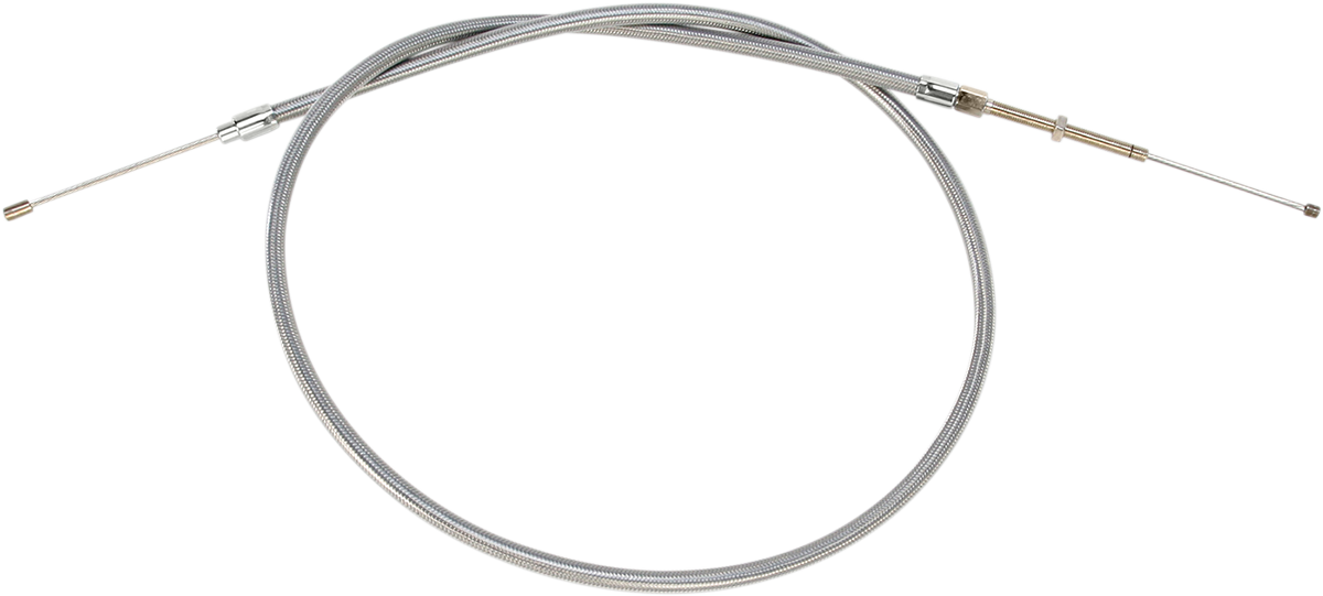 BARNETT High-Efficiency Stainless Steel Clutch Cable for Harley-Davidson - +6" / '71-'85 Sportster 0652-1304
