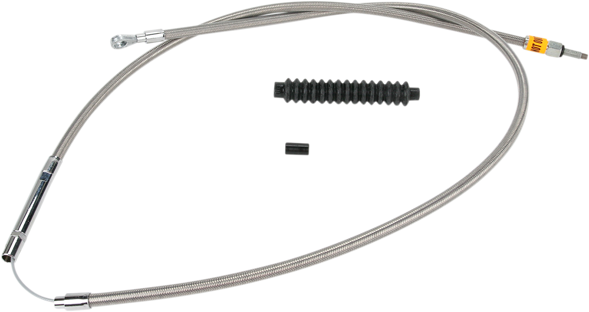 BARNETT High-Efficiency Stainless Steel Clutch Cable for Harley-Davidson - +6" / '86-'11 Sportster 0652-0470