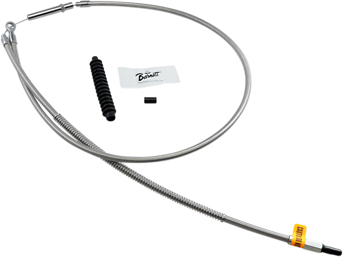 BARNETT High-Efficiency Stainless Steel Clutch Cable for Harley-Davidson - Standard / '08-'16 Touring/Trike 0652-1239