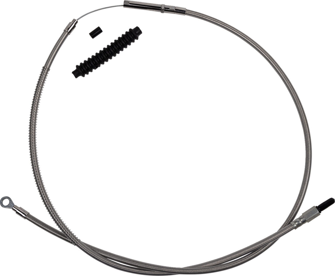 BARNETT High-Efficiency Stainless Steel Clutch Cable for Harley-Davidson - Standard / '18-'23 Softail 0652-3008