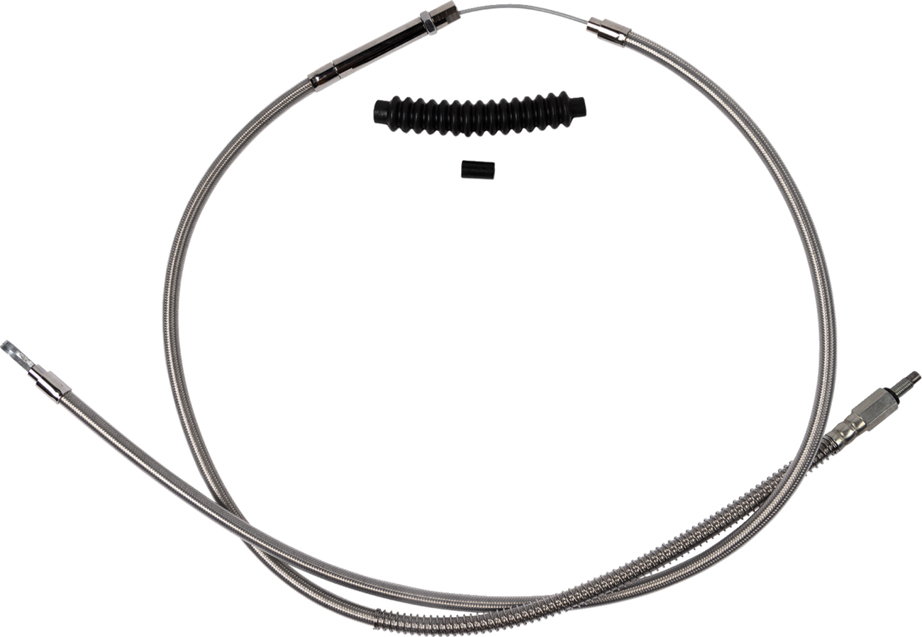 BARNETT High-Efficiency Stainless Steel Clutch Cable for Harley-Davidson - Standard / '18-'23 Softail 0652-3098