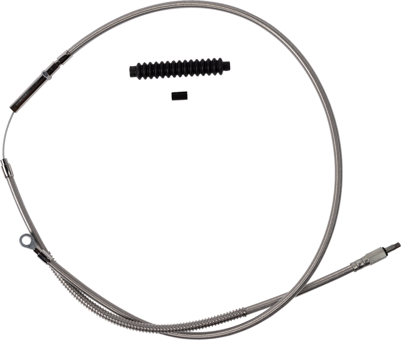 BARNETT High-Efficiency Stainless Steel Clutch Cable for Harley-Davidson - Standard / '21-'24 FL 0652-3089
