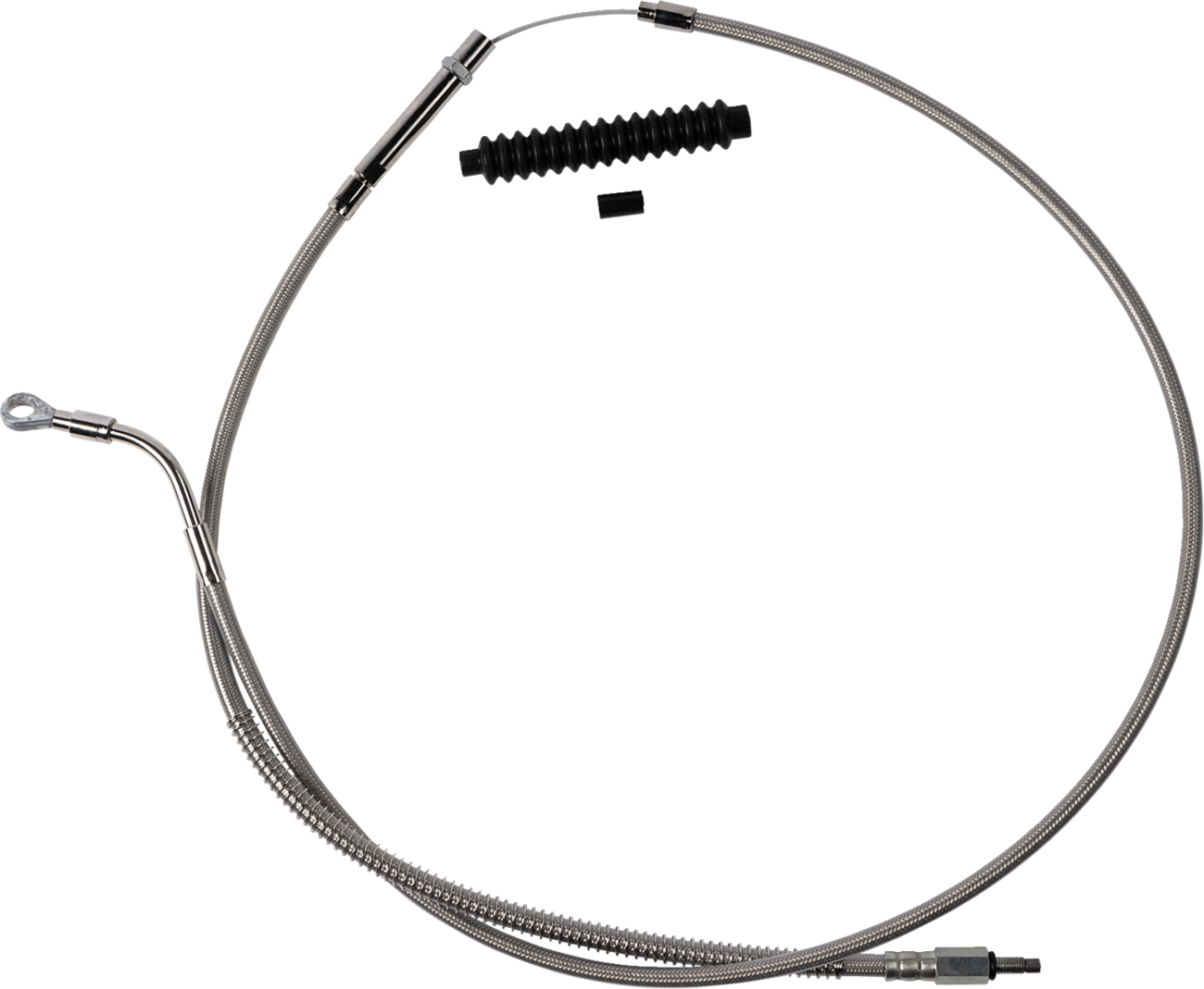 BARNETT High-Efficiency Stainless Steel Clutch Cable for Harley-Davidson - Standard / '21-'24 FLH 0652-3080