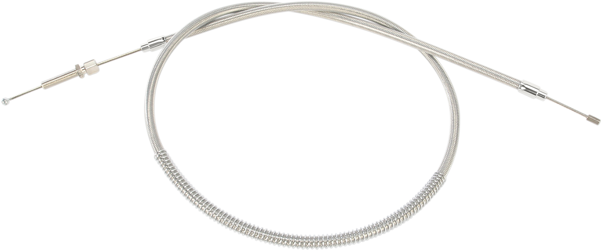 BARNETT High-Efficiency Stainless Steel Clutch Cable for Harley-Davidson - Standard / '68-'85 0652-1299