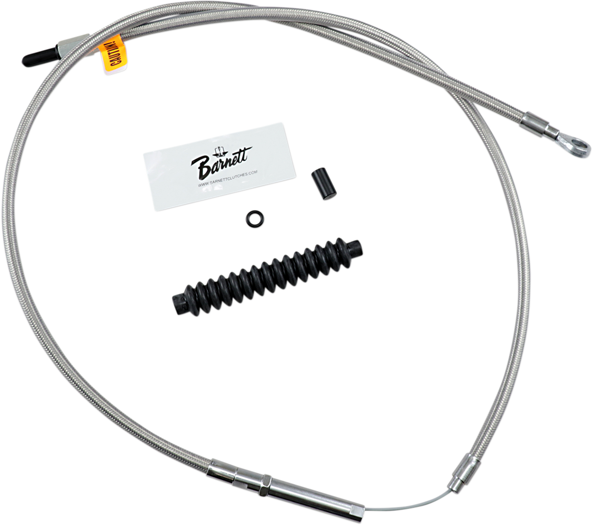 BARNETT High-Efficiency Stainless Steel Clutch Cable for Harley-Davidson - Standard / '86-'11 Sportster 0652-0469
