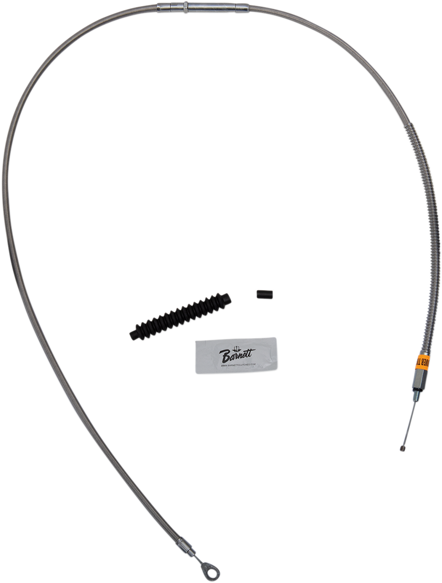 BARNETT High-Efficiency Stainless Steel Clutch Cable for Harley-Davidson - Standard / '89-'06 Touring 0652-0512