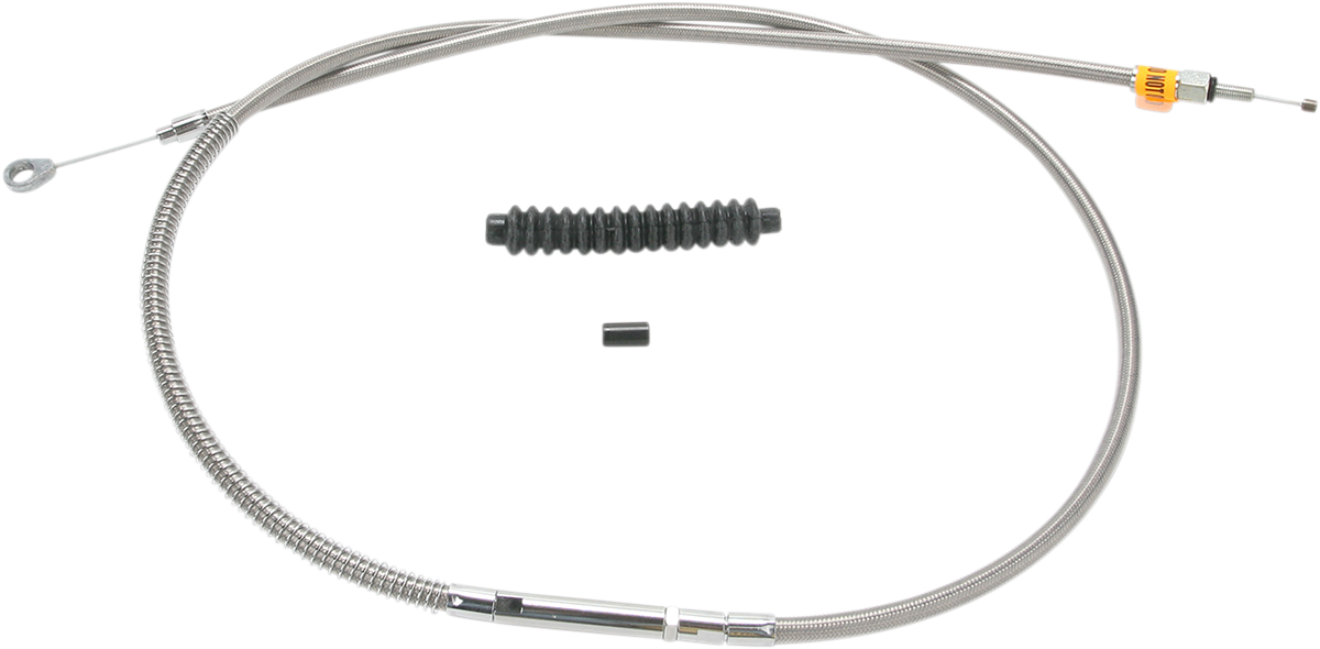 BARNETT High-Efficiency Stainless Steel Clutch Cable for Harley-Davidson - Standard / '93-'03 Dyna 0652-0516